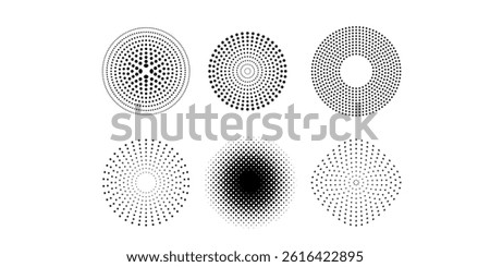 Halftone gradient. Dotted gradient, smooth dots spraying and halftones dot background seamless modern.eps 10