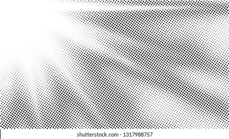 Halftone gradient explosion pattern. Abstract halftone vector dots background. Fireworks dots pattern. Pop Art, Comic small dots. Star rays halftone poster. Shine, sun rays. Outer space, sunrise rays