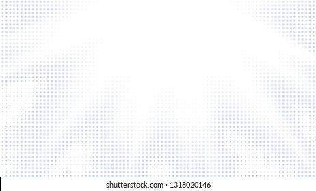 Halftone gradient explosion pattern. Abstract halftone vector dots background. Fireworks dots pattern. Pop Art, Comic small dots. Star rays halftone poster. Shine, sun rays. Light gray, sunrise rays