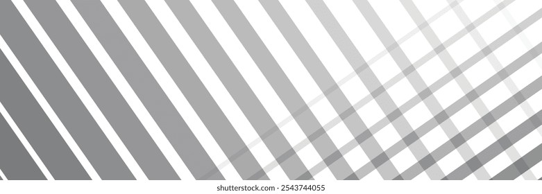 Halftone gradient lines pattern. Faded halftone black lines. Faded gradient background. Horizontal abstract geometric texture with parallel lines. illustration eps10