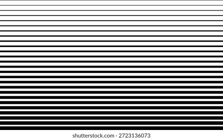 Linhas de gradiente de meio-tom, linhas verticais suaves desvanecem a ilustração de vetor