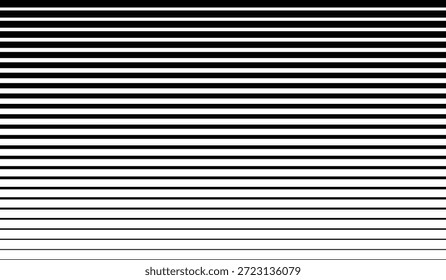 Halftone Gradient lines, smooth vertical lines fade vector illustration