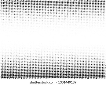 Halftone gradient pattern. Abstract halftone dots background. Monochrome dots pattern. Grunge texture. Pop Art, Comic small dots. Vector design for presentation, business cards, report, flyer, cover