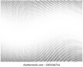 Halftone gradient pattern. Abstract halftone dots background. Monochrome dots pattern. Wave Grunge texture. Pop Art, Comic small dots. Vector design for presentation, report, flyer, cover