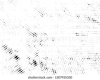 Halftone gradient pattern. Abstract halftone dots background. Monochrome dots pattern. Grunge radial texture. Pop Art, Comic small dots. Design for presentation, business cards, report, flyer, cover