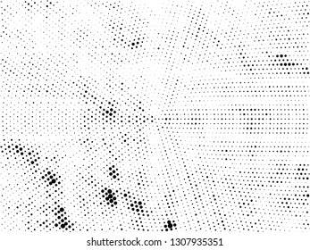 Halftone gradient pattern. Abstract halftone dots background. Monochrome dots pattern. Grunge radial texture. Pop Art, Comic small dots. Design for presentation, business cards, report, flyer, cover