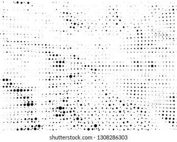 Halftone gradient pattern. Abstract halftone dots background. Monochrome dots pattern. Grunge radial texture. Pop Art, Comic small dots. Design for presentation, business cards, report, flyer, cover
