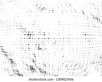 Halftone gradient pattern. Abstract halftone dots background. Monochrome dots pattern. Grunge radial texture. Pop Art, Comic small dots. Design for presentation, business cards, report, flyer, cover