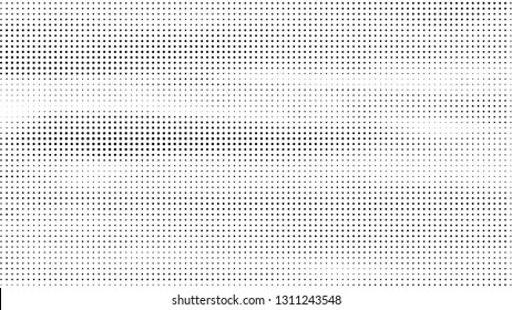 Halftone gradient pattern. Abstract halftone dots background. Monochrome dots pattern. Grunge texture. Pop Art, Comic small dots. Design for presentation, business cards, report, flyer, cover. Vector