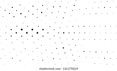 Halftone gradient pattern. Abstract halftone dots background. Monochrome dots pattern. Grunge radial texture. Pop Art, Comic small dots. Design for presentation, business cards, report, flyer, cover