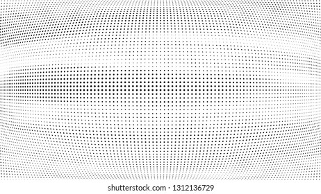 Halftone gradient pattern. Abstract halftone dots background. Monochrome dots pattern. Grunge texture. Pop Art, Comic small dots. Design for presentation, business cards, report, flyer, cover. Vector