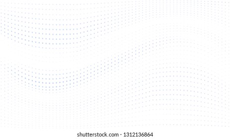 Halftone gradient pattern. Abstract halftone dots background. Light gray dots pattern. Grunge wave texture. Pop Art Comic small dots. Radial twisted dots. Design for presentation, report, flyer, cover
