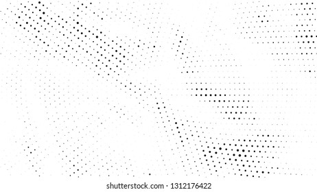 Halftone gradient pattern. Abstract halftone dots background. Monochrome dots pattern. Grunge radial texture. Pop Art, Comic small dots. Design for presentation, business cards, report, flyer, cover