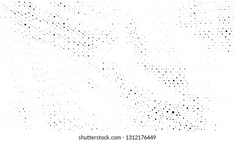Halftone gradient pattern. Abstract halftone dots background. Monochrome dots pattern. Grunge radial texture. Pop Art, Comic small dots. Design for presentation, business cards, report, flyer, cover