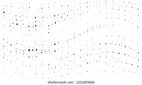 Halftone gradient pattern. Abstract halftone dots background. Monochrome dots pattern. Grunge wave texture. 