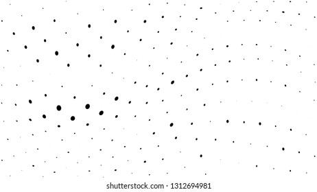 Halftone gradient pattern. Abstract halftone dots background. Monochrome dots pattern. Grunge wave texture. 