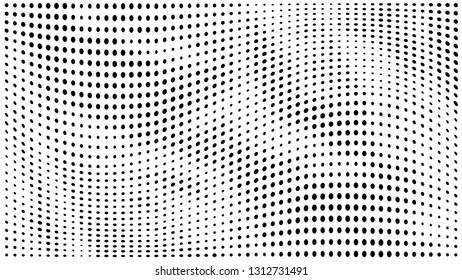 Halftone gradient pattern. Abstract halftone dots background. Monochrome dots pattern. Grunge texture.  