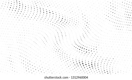 Halftone gradient pattern. Abstract halftone dots background. Monochrome dots pattern. Grunge texture. 