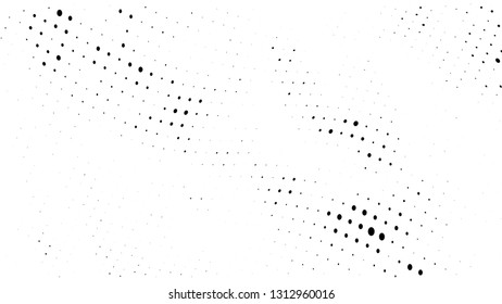 Halftone gradient pattern. Abstract halftone dots background. Monochrome dots pattern. Grunge texture.  