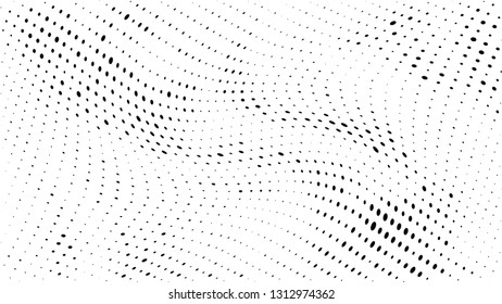 Halftone gradient pattern. Abstract halftone dots background. Monochrome dots pattern. Grunge texture. 