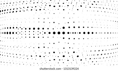 Halftone gradient pattern. Abstract halftone dots background. Monochrome dots pattern. Grunge texture. Pop Art, Comic small dots. Design for presentation, business cards, report, flyer, cover, fabric