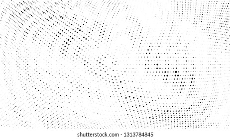 Halftone gradient pattern. Abstract halftone dots background. Monochrome dots pattern. Grunge radial texture. Pop Art, Comic small dots. Design for presentation, business cards, report, flyer, cover