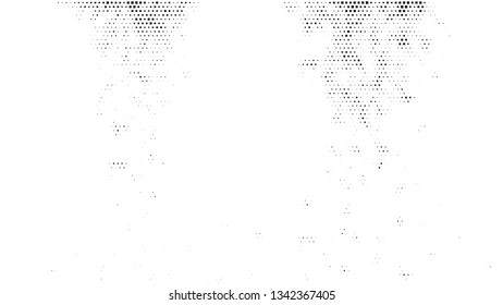 Halftone gradient pattern. Abstract halftone dots background. Monochrome dots pattern. Grunge crumpled texture. Pop Art, Comic small dots. Design for presentation, business cards, report, flyer, cover