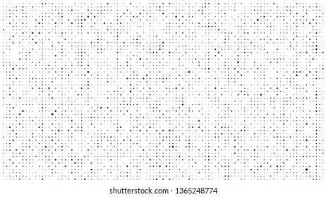 Halftone gradient pattern. Abstract halftone dots background. Monochrome dots pattern. Grunge dirty texture. Vector halftone texture. Pop Art, Comic small dots. Template for cover, banner, flyer