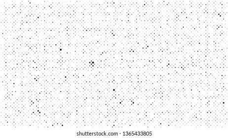 Halftone gradient pattern. Abstract halftone dots background. Monochrome dots pattern. Grunge dirty texture. Vector halftone texture. Pop Art, Comic small dots. Template for cover, banner, flyer