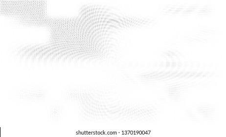 Halftone gradient pattern. Abstract halftone dots background. Monochrome dots pattern. Vector halftone texture. Grunge texture. Pop Art, Comic small dots. Design elements. Template for cover, banner