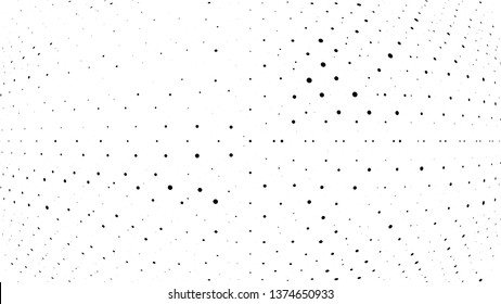 Halftone gradient pattern. Abstract halftone dots background. Monochrome dots pattern. Vector halftone texture. Grunge texture. Pop Art, Comic small dots. Design elements. Template for cover, banner