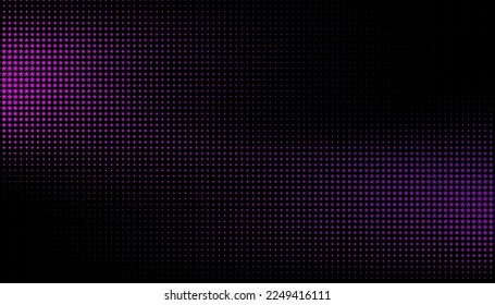 Halftone gradient pattern with blue and pink stars. Minimalism vector. Background for posters, sites, business cards, postcards, interior design