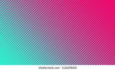 Halftone gradient pattern vector illustration. Blue dotted, pink halftone texture. Pop Art style blue pink halftone, comics Background. Background of Art. Dots background. EPS10