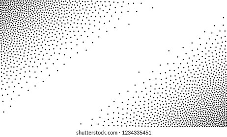Halftone gradient pattern vector illustration. Black white dotted halftone texture. Pop Art black white halftone Background. Background of Art.