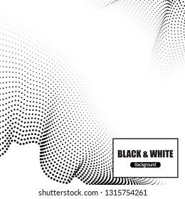 Halftone gradient pattern vector illustration, Black white dotted halftone texture, Abstract Hipster Lines Background,  Vector Design.
