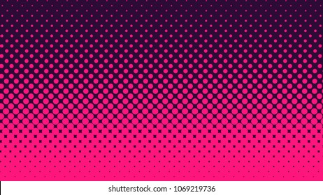 Halftone gradient pattern vertical vector illustration. Pink dark blue dotted, blue halftone texture. Pop Art blue pink halftone, comics Background. Background of Art. EPS10