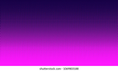 Halftone gradient pattern vertical vector illustration. Pink dark blue dotted, blue halftone texture. Pop Art blue pink halftone, comics Background. Background of Art. EPS10