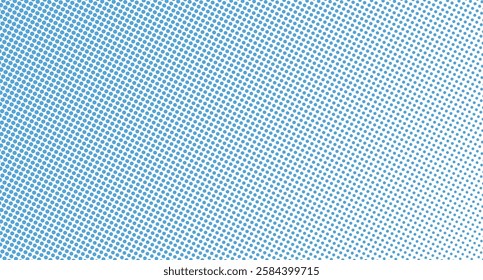 Halftone gradient with smooth dot transitions in a seamless pattern. Dotted gradient template set for abstract backgrounds and modern designs. Vector illustration.