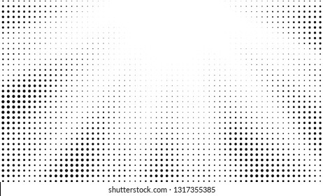Halftone gradient sun rays pattern. Abstract halftone vector dots background. Summer dots pattern. Pop Art, Comic small dots. Star rays halftone poster. Shine, explosion. Light gray, sunrise rays