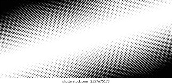 Halftone gradient texture vector illustration - dotted polka dot background with grunge overlay.