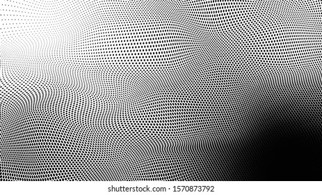 halftone gradients geometric modern template dots patterns covers design on white