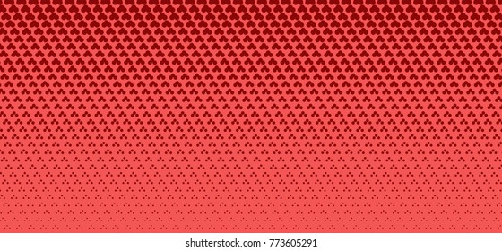 halftone gradients, red vector background