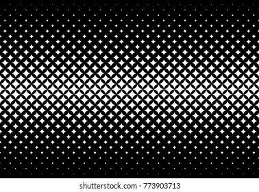 halftone gradients, white and black vector background