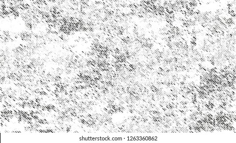Halftone Grainy Texture with Grunge Dots and Spots. Rough Grungy Pattern Design. Polka Dots Style Texture. Black and White Noise Fashion Print Design Pattern.