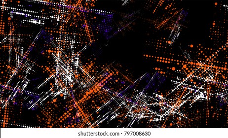 Halftone Grainy Texture with Grunge Dots and Spots. Retro Spotted Seamless Pattern. Faded Dyed Style Texture. Broken, Rusty Print Design Background.