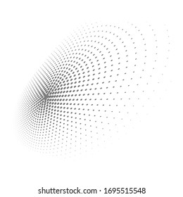 
Halftone graue Kreise, abstrakter Hintergrund. Design-Element