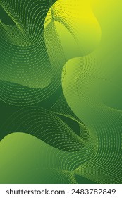 Halftone Green abstract background design
