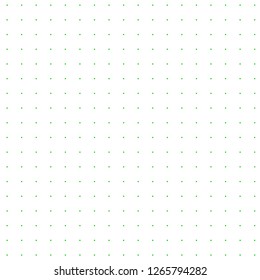 Halftone of green halftone dots on a white background
