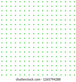 Halftone of green halftone dots on a white background