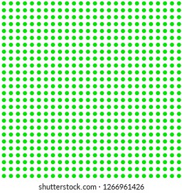 Halftone of green, halftone dots on a white background